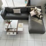 Leather corner sofa model Rive Gauche