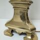 Pied de lampe bronze doré tripode hauteur 50 cm