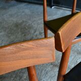 Series of 4 chairs by Hans Olsen for Frem Rojle