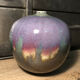 Enamelled ceramic vase signed Anne Marie Donaint Merlimont