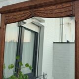 Miroir triptyque art déco chêne