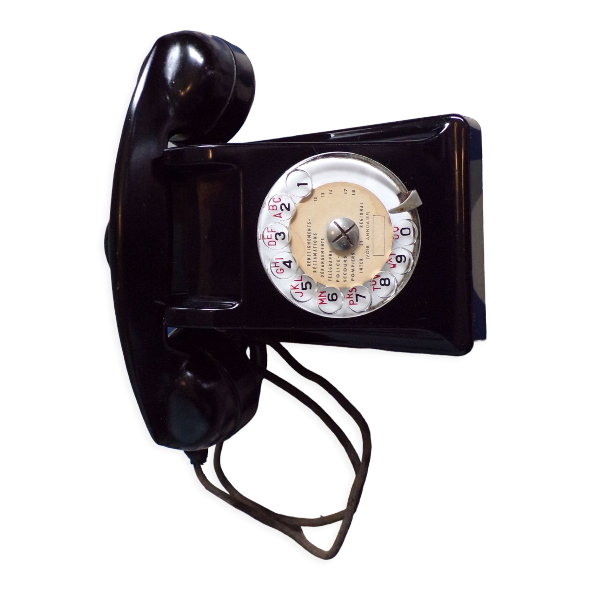Vintage Bakelite Dial Phone