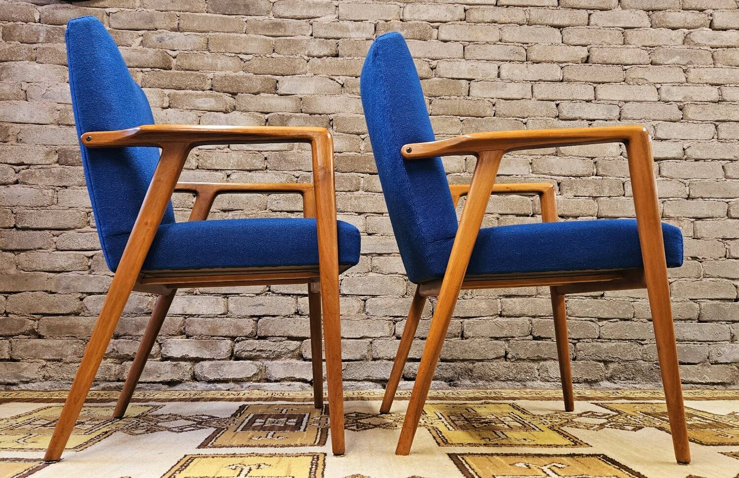 Paire de fauteuil Josef Hillerband pour Wilkhahn 1960
