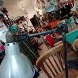 Old-housed greasy lamp