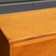Chest of drawers with 4 drawers, light oak, 1960.