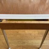 Formica table with extension cords