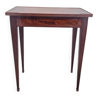 Antique French Mahogany Writing Table, late 1800s