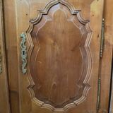 Enfilade trois portes de style Louis XV en merisier massif XX siècle