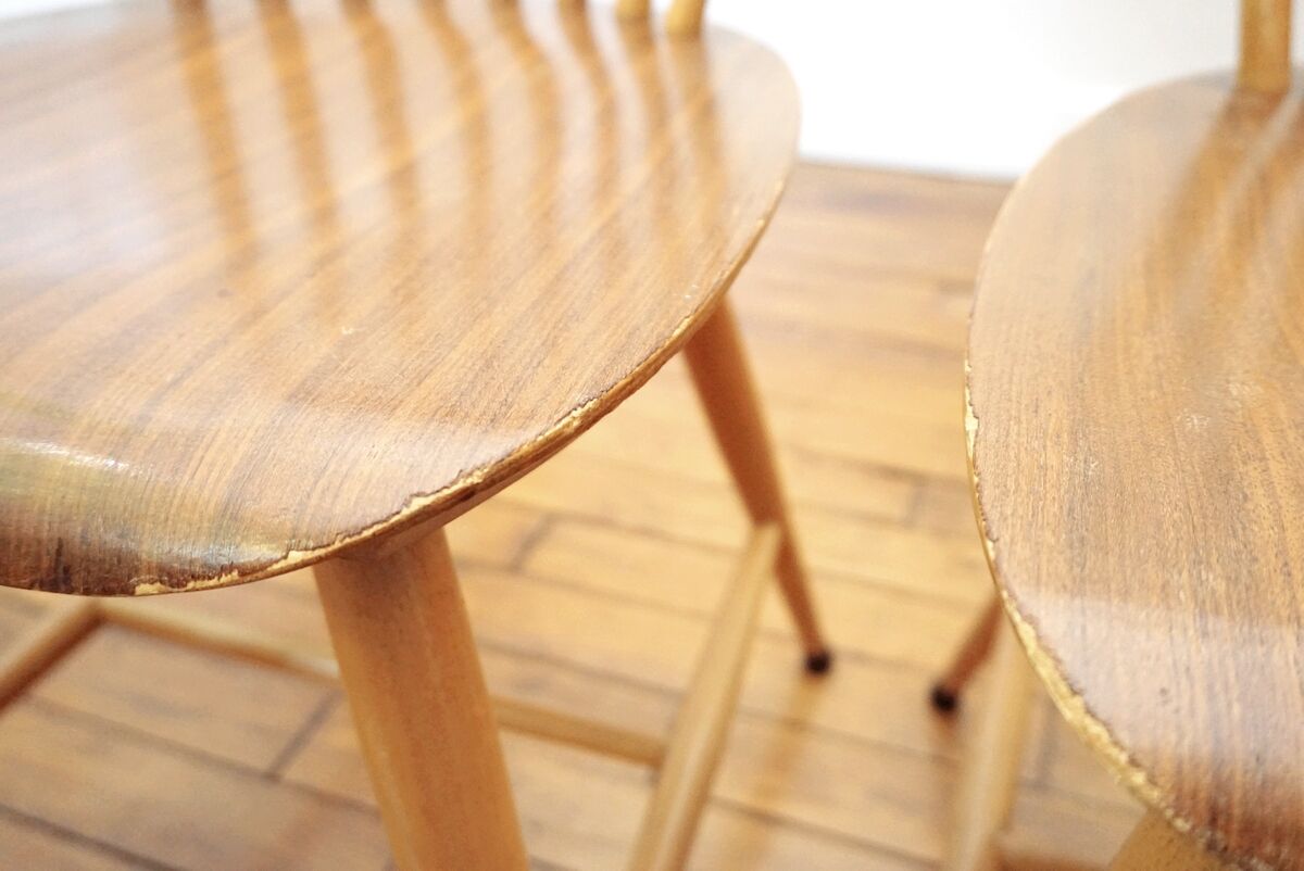 4 bar chairs from the 60s