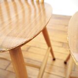 4 bar chairs from the 60s