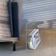 Porte revues vintage en plexiglas