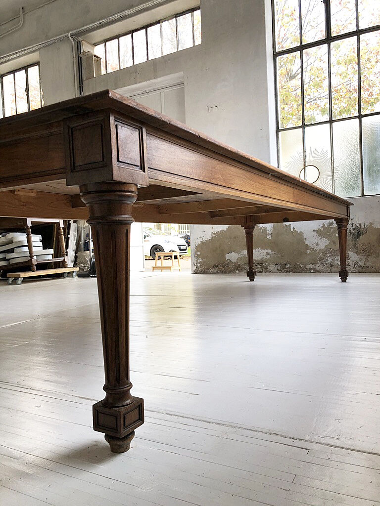 4m XXL oak farm table
