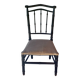 Chaise Napoléon III en bois imitant le bambou