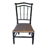Napoleon III chair in wood imitating bamboo