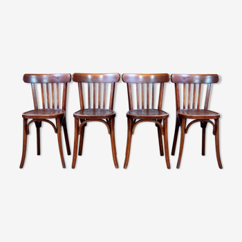 Set de 4 chaises Baumann 108 années 50