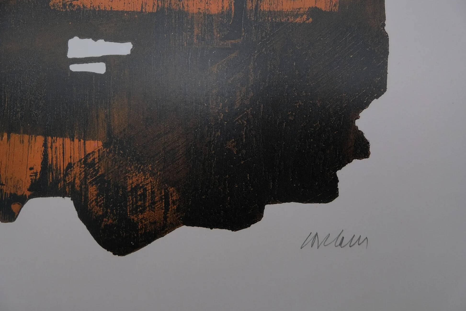 Pierre Soulages: Etching XVI - Original signed poster