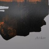 Pierre Soulages: Etching XVI - Original signed poster