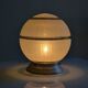 Art deco frosted glass ball table lamp