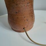 pyrite stoneware lamp base from the 70s