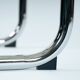 set of 4 Italian Wire Chairs, Chrome & Metallic Thread, 1974