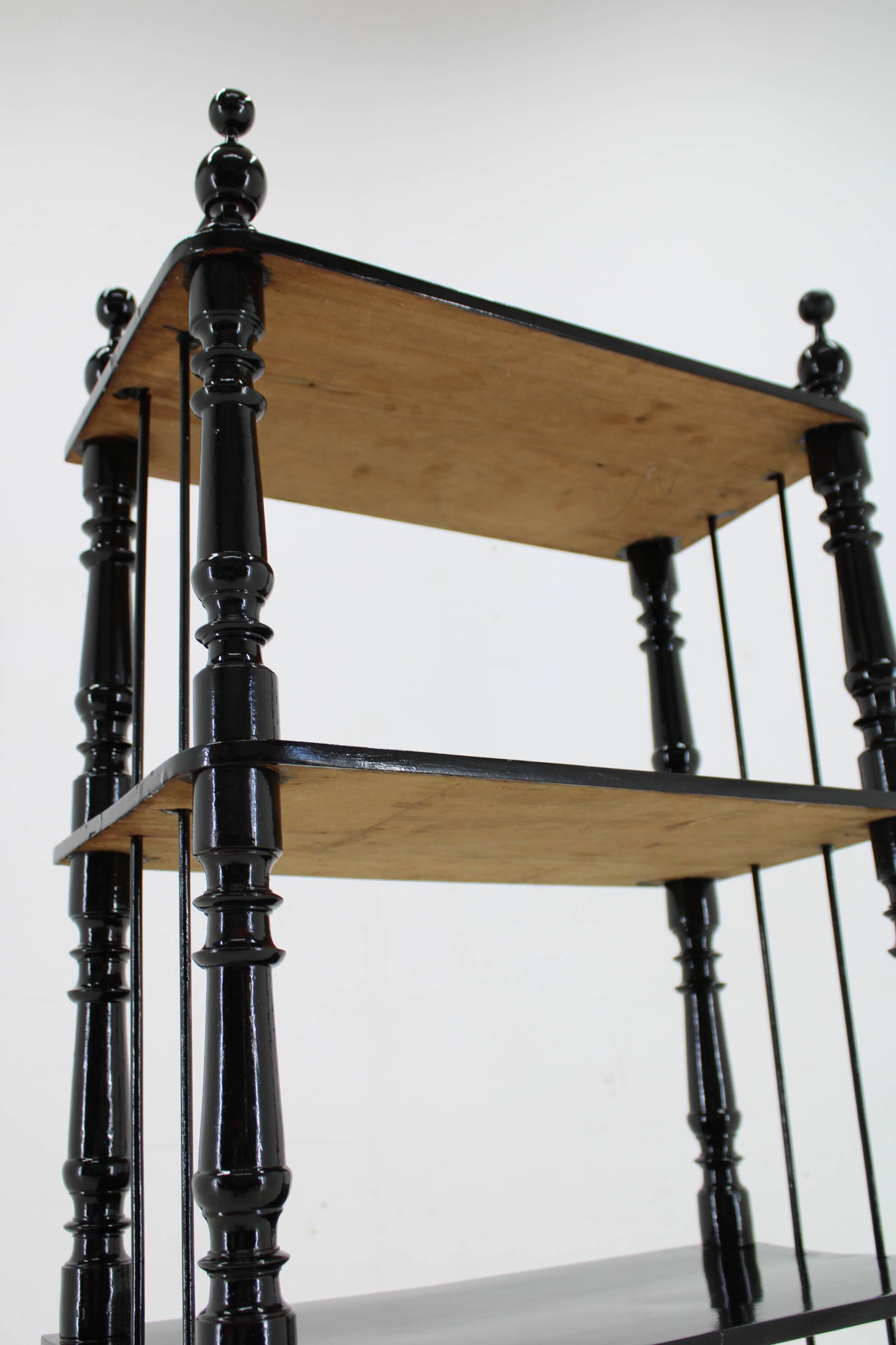 1950s Wooden Etagere, Czechoslovakia