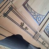 Large art deco wardrobe, antique wardrobe