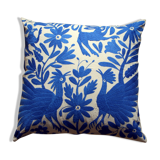 Hand-embroidered cushion