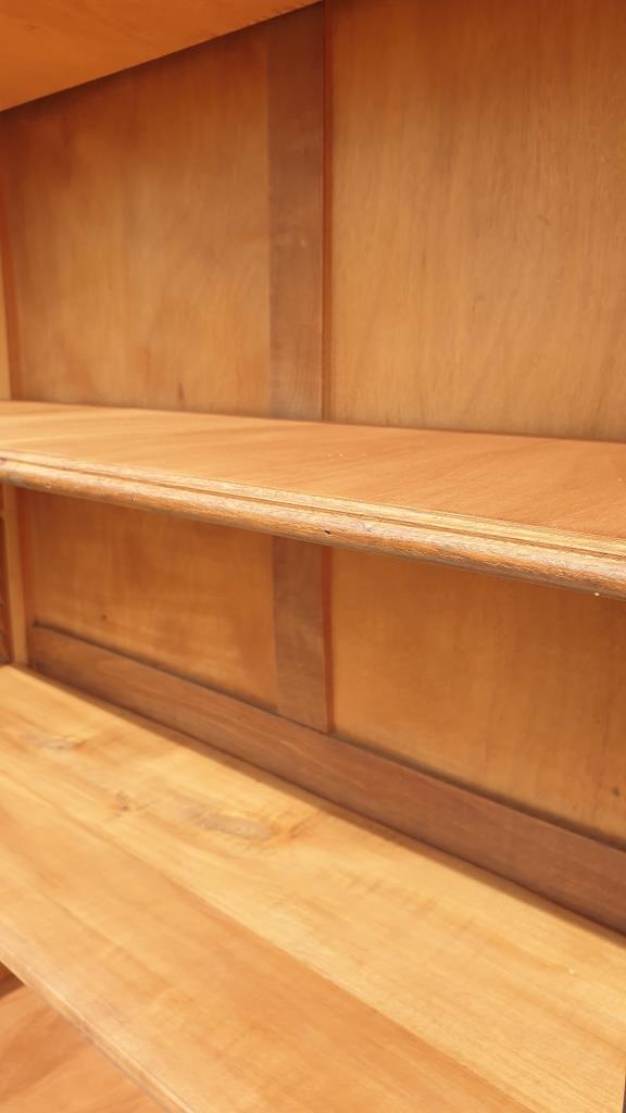 Open bookcase XIXth lacquered black