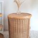 Pair of wicker bedside tables circa the 1970s.