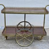 Table desserte à roulettes bar vintage 1950