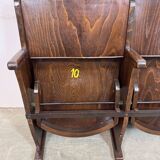 Vintage two-seat cinema bench from ton, 1960s