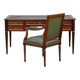 Desk and armchair