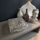 Moulded glass ceiling light