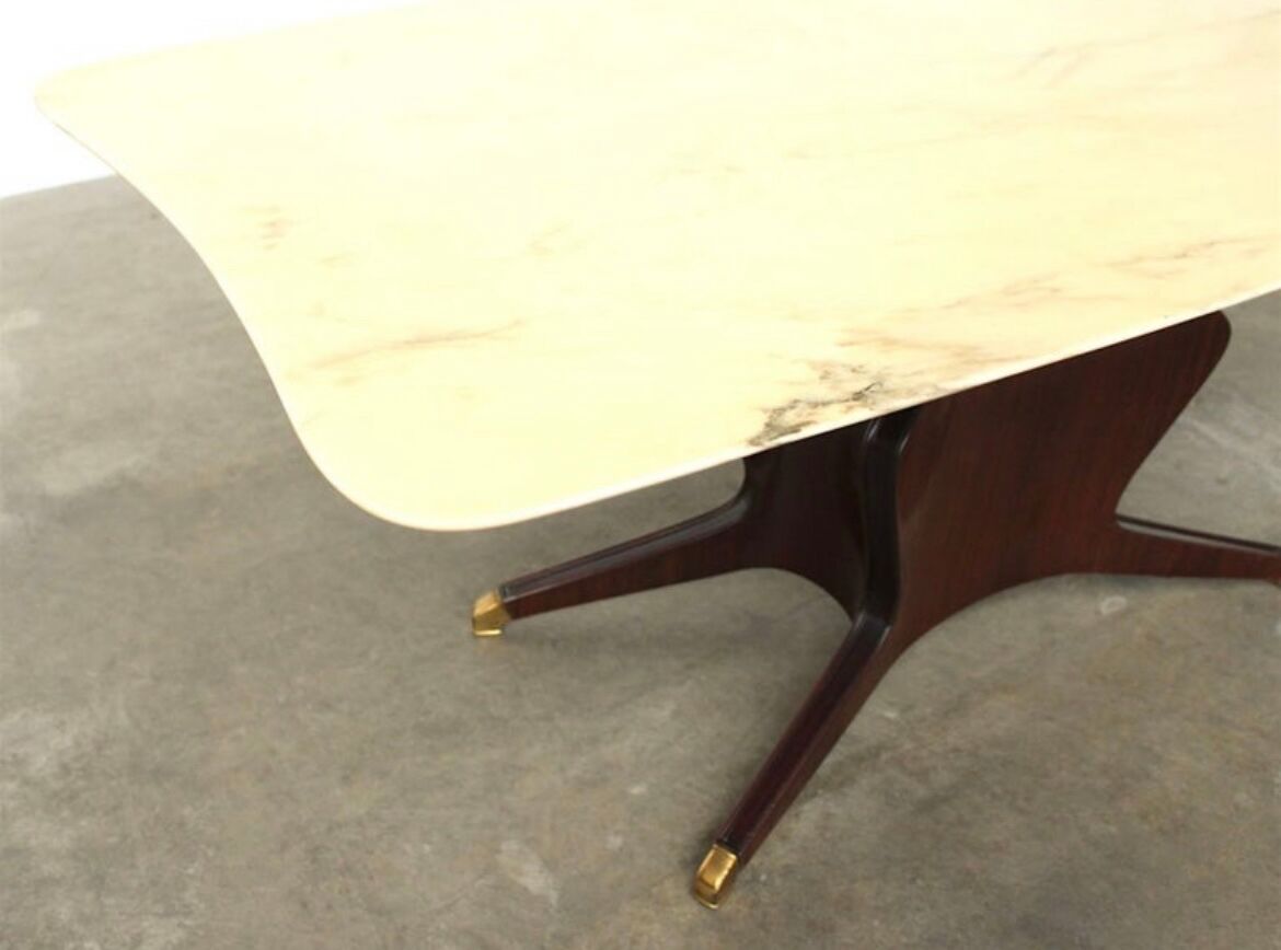 Onyx top 8 person dining table