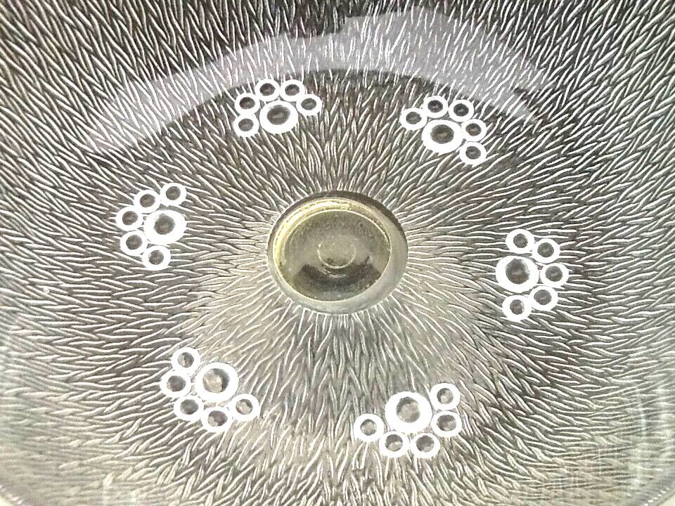 1960s Italian Design Masserini barocco Large fruit bowl on shower stand