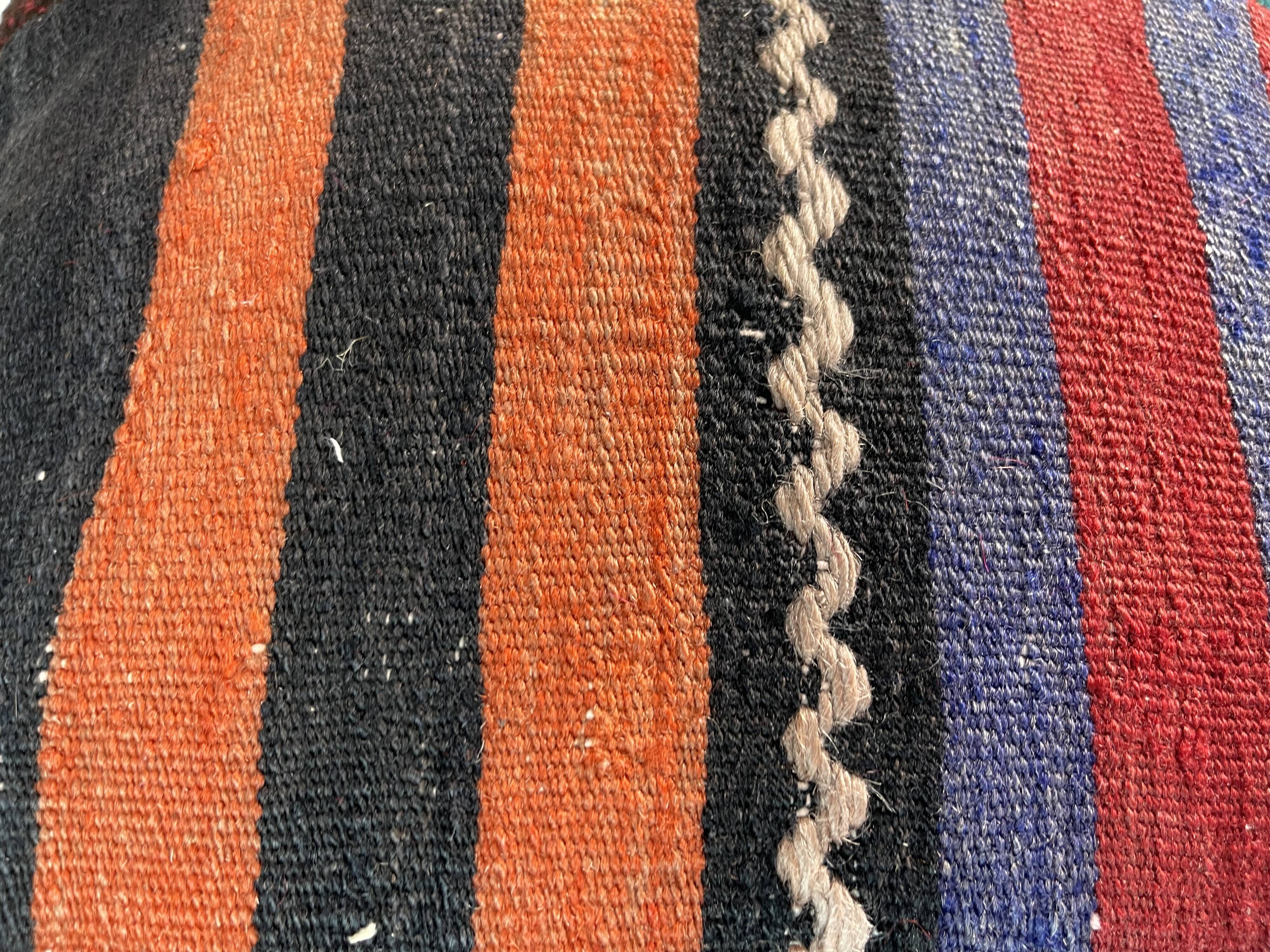 Vintage turkish kilim cushion cover 40 x 40 cm