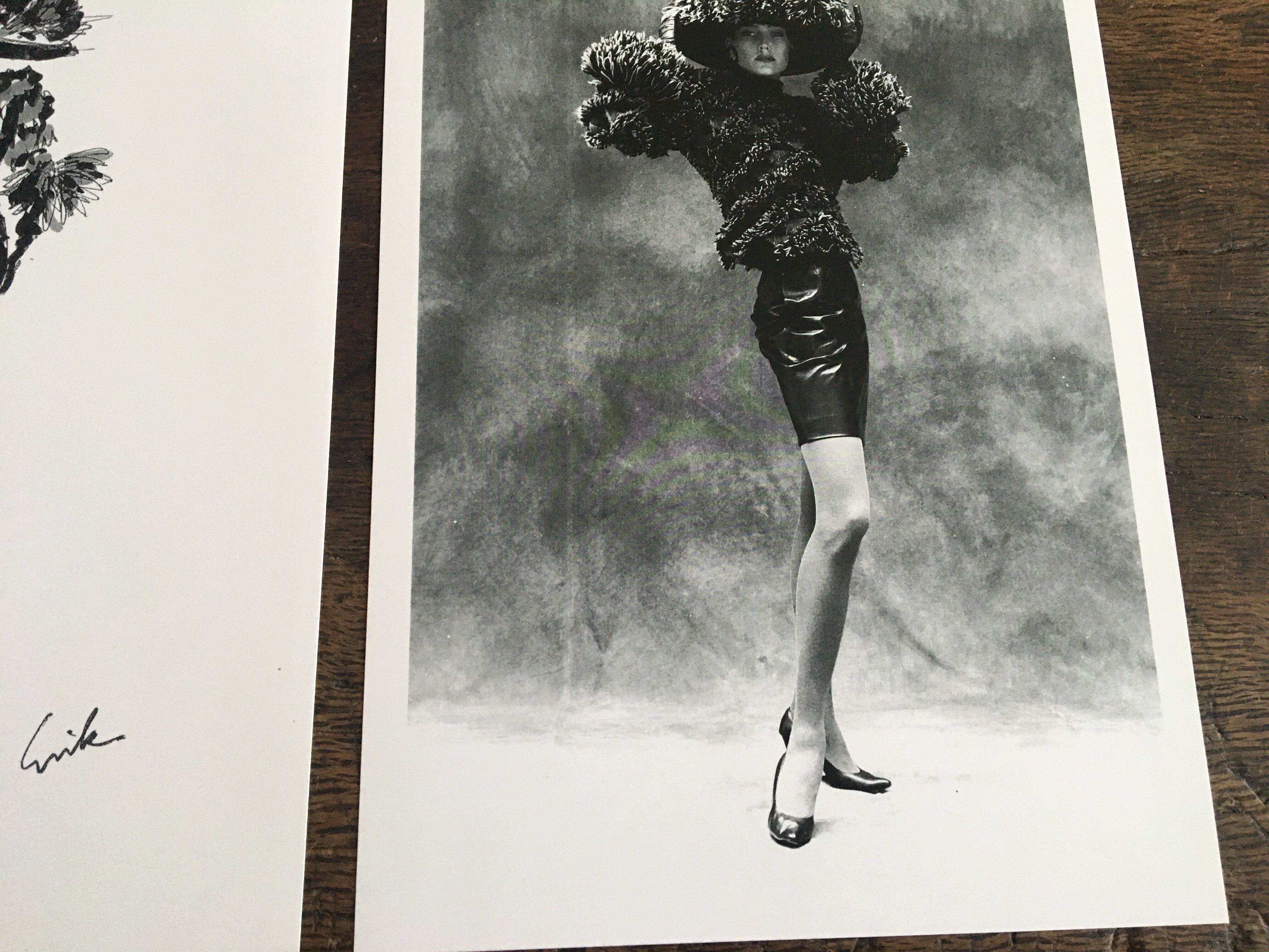 Illustration and press fashion photography "Pierre Balmain"