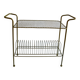 Vintage end table / coffee table & magazine rack