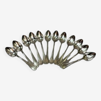 12 silver-plated teaspoons