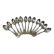 12 silver-plated teaspoons