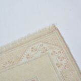 Tapis vintage neutre noué à la main sku 3591