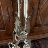 Wrought iron floor lamp