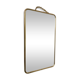 Vintage golden barber mirror