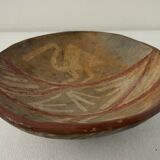 Bird decorated oupe pre-columbian art