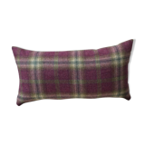 Rectangular cushion tartan fabric