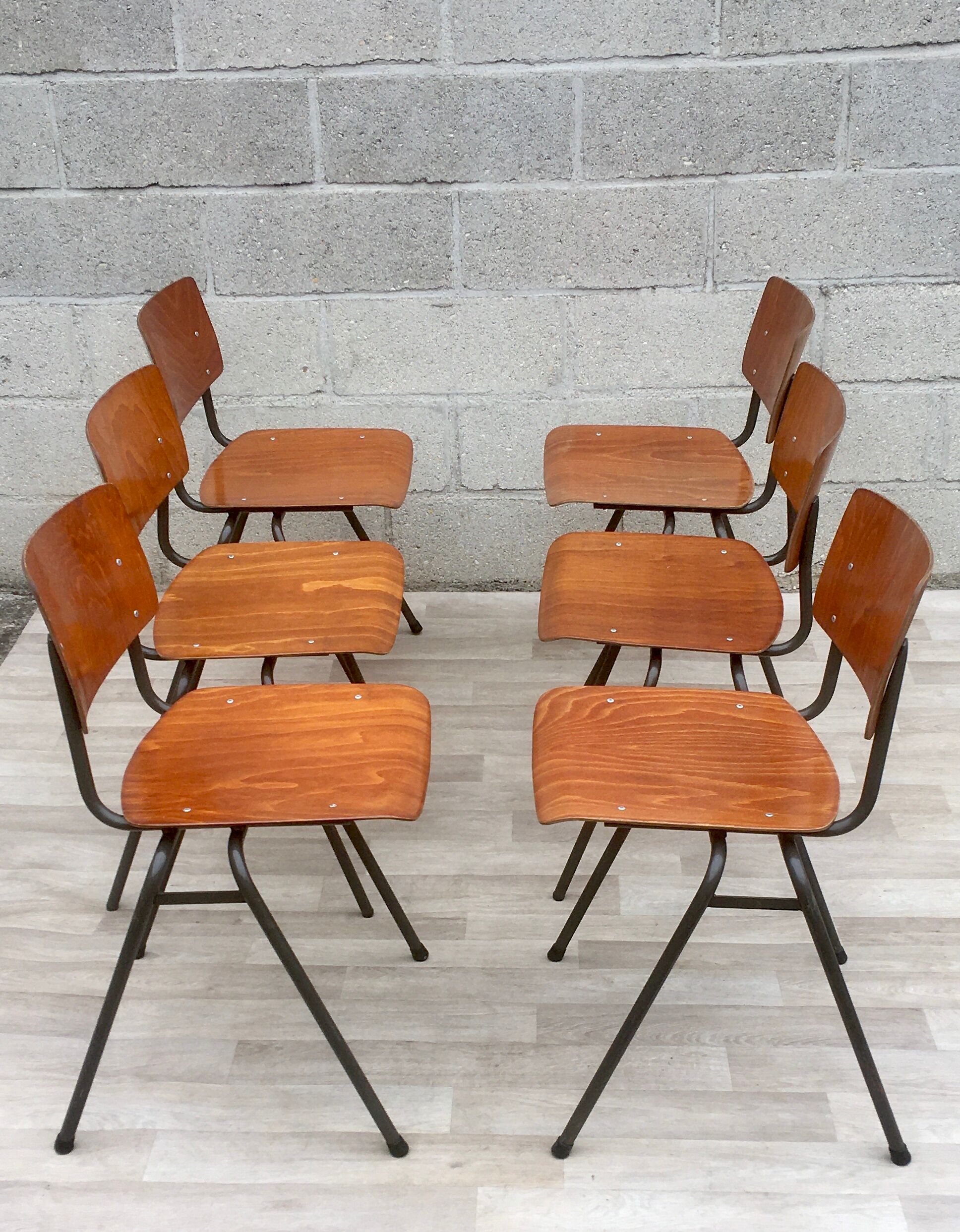 Set of 6 vintage Marko chairs