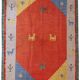 Kilim vintage fait main Gabbeh persan 171cm x 229cm (1960s)