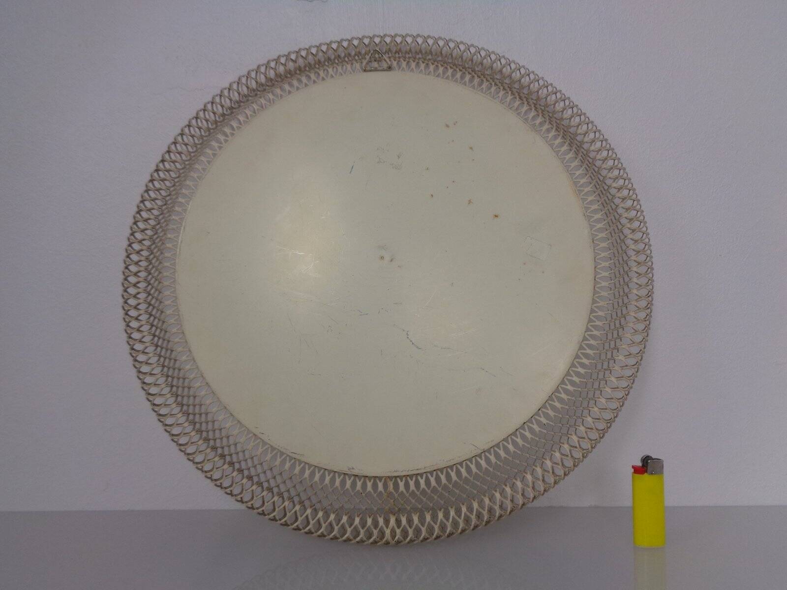 French brass and metal mirror, 1960s