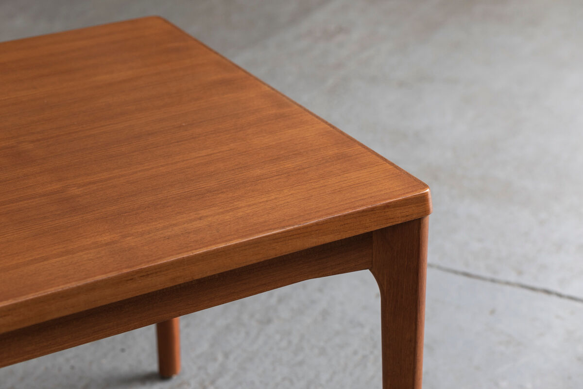 Extendable square dining table by Vejle Stole Møbelfabrik, Denmark 1960’s