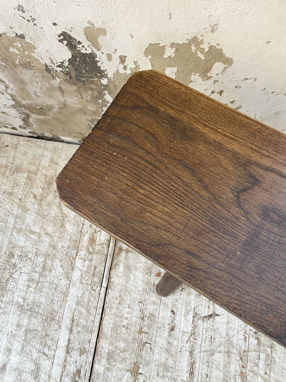 Solid oak farm bench 3m